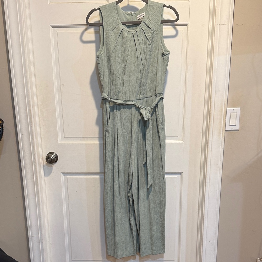Calvin Klein Sage Green Jumpsuit